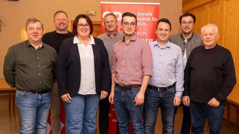 Gruppenfoto SPD Vorstand Hauzenberg